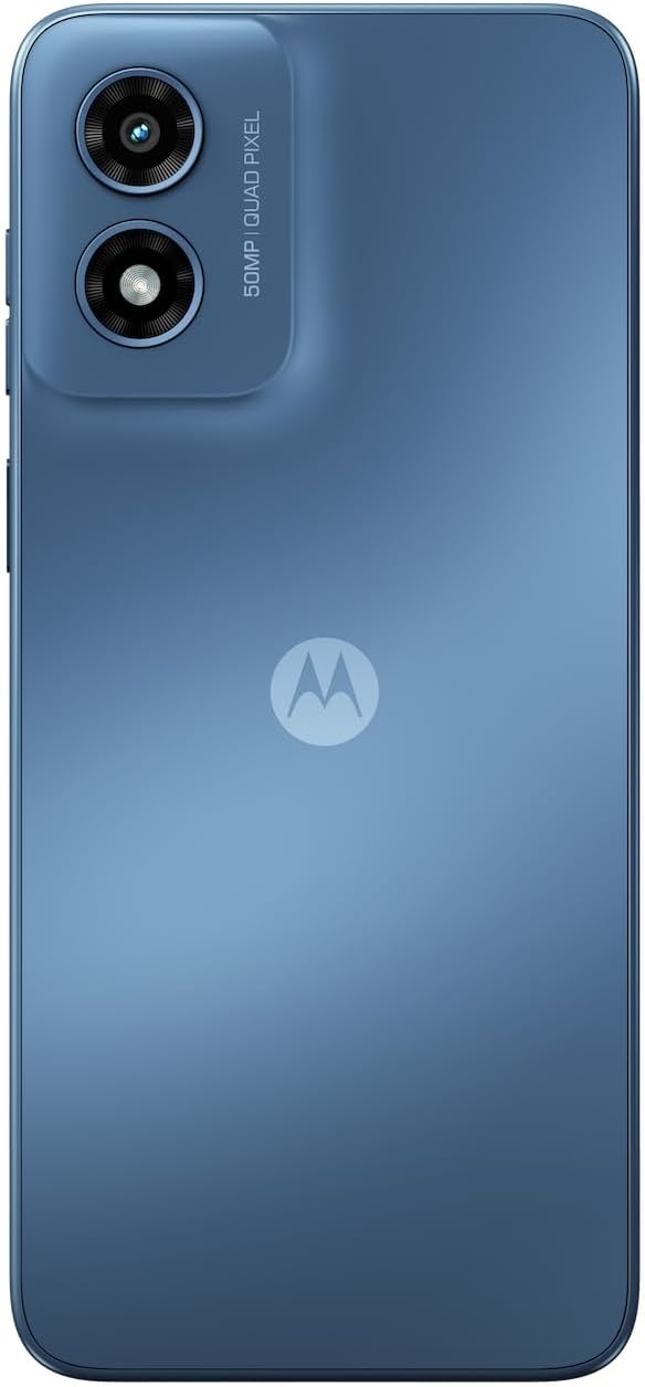 Moto G Play | 2024 | Desbloqueado | Hecho para US 4/64GB | Cámara de 50MP | Azul zafiro