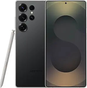 SAMSUNG Teléfono celular Galaxy S25 Ultra, 512 GB, teléfono inteligente AI, Android desbloqueado, cámara AI, procesador rápido, batería de larga duración, 2025, negro titanio