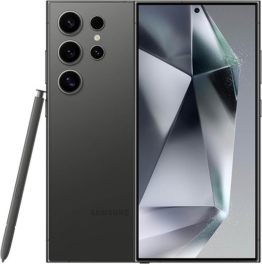 Samsung Teléfono celular Galaxy S24 Ultra, teléfono inteligente AI de 512 GB, Android desbloqueado, 200 MP, cámaras zoom 100x, procesador rápido, batería de larga duración, pantalla de borde a borde,